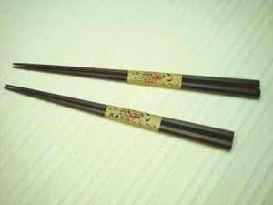縞黒檀製八角箸 大サイズ 23.5cm 1膳