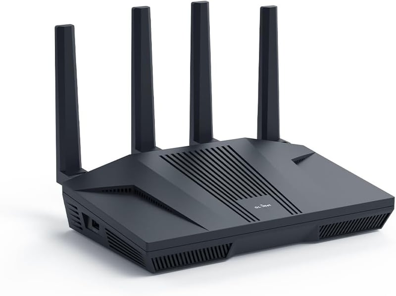 WiFi6対応 GL.iNet GL-MT6000(Flint 2) ルーター VPN機能搭載 クアッドコア 2.5G/1Gポートのペアレンタルコントロール付き