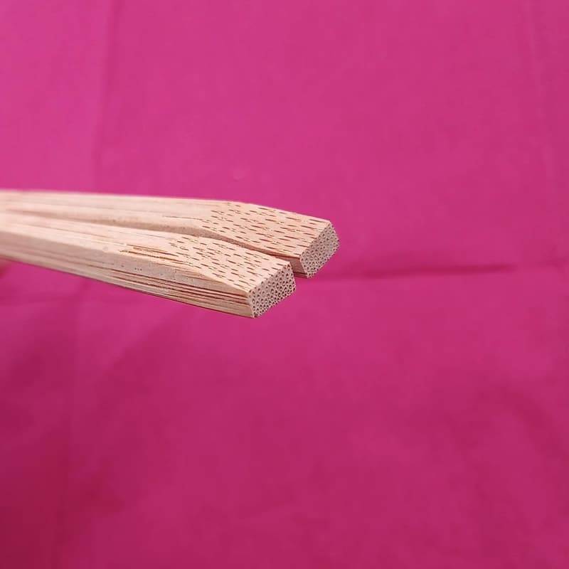高級感ある使い捨て竹箸 極細235㎜ 帯巻 業務用50膳