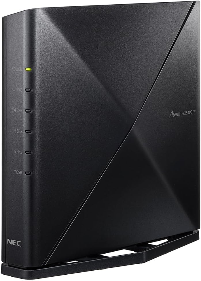 Wi-Fi 6E無線LANルーター NEC Aterm AM-AX5400T6 トライバンド 11ax 6ストリーム
