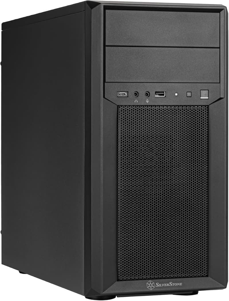 SilverStone FARA SST-FA313-B-C Micro-ATX ケース 大容量ストレージ対応 日本正規品