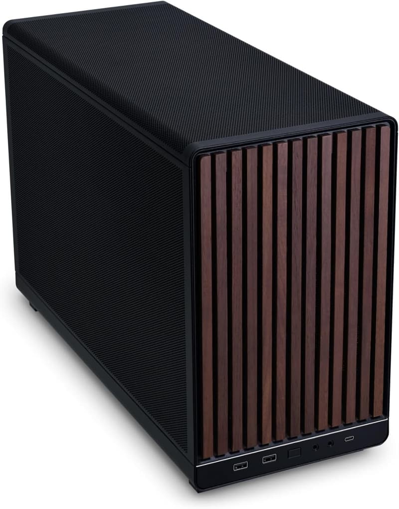 コンパクトPCケース A3-mATX WD 木製フロントパネル Micro ATX/Mini-ITX対応 360mmラジエーター対応