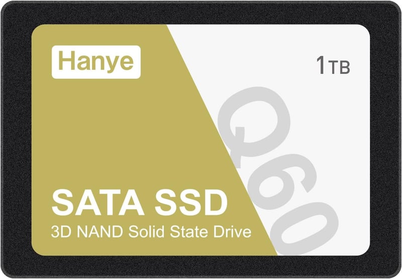 Hanye 1TB 内蔵型SSD 2.5インチ SATAIII 550MB/s 3D NAND