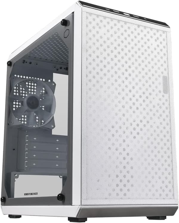 ミニタワーPCケース Q300L V2 ホワイト Micro-ATX 小型・省スペース設計