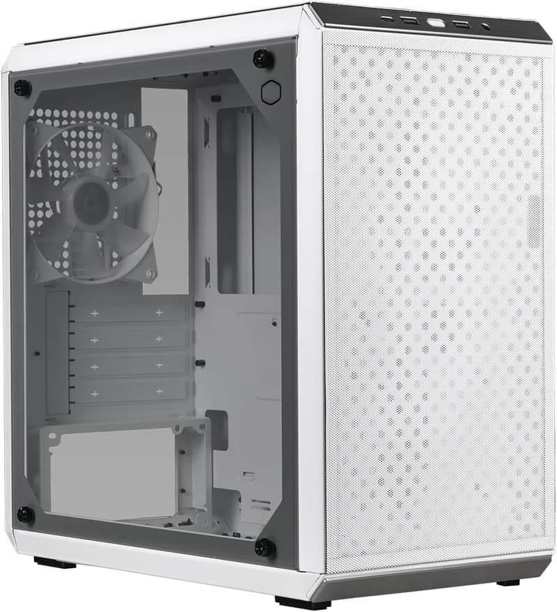 ミニタワーPCケース Q300L V2 ホワイト Micro-ATX 小型・省スペース設計