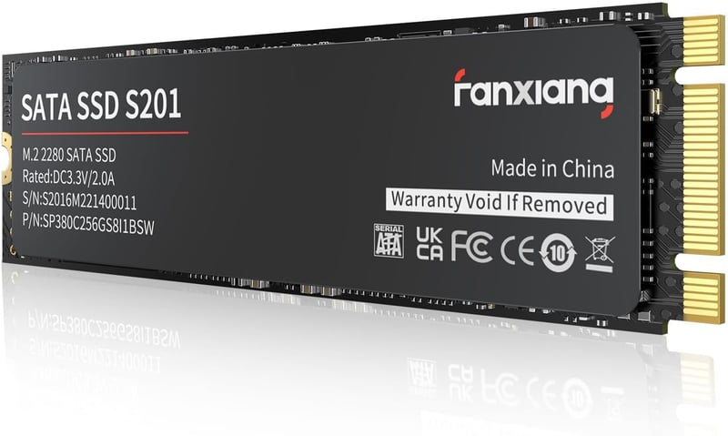 M.2 SATA SSD 2280 3D NAND TLC採用 最大読取550MB/s 内蔵SSD 容量256GB/512GB/1TB/2TB ノートパソコン/デスクトップ対応 3年保証
