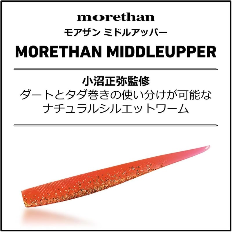 シーバス用ダイワ モアザンミドルアッパー ワインドワーム ルアー