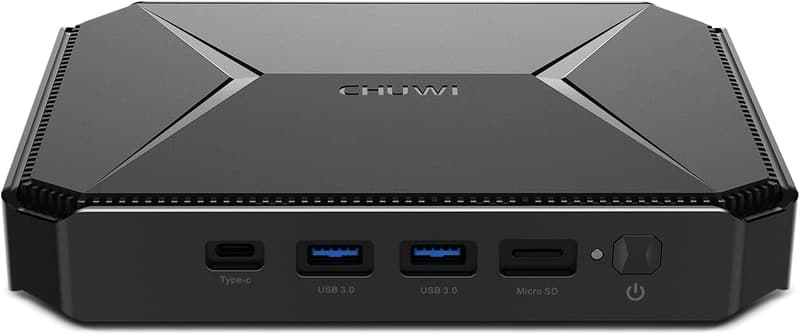 CHUWI HeroBox ミニPC - Celeron N100, 8GB+256GB SSD, 4K@60Hz, 超小型 静音 省電力
