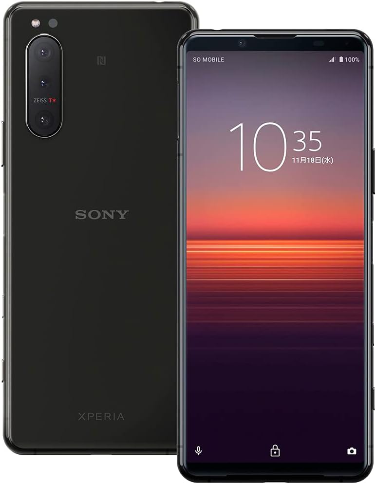 SIMフリー スマートフォン Sony Xperia 5 II ブラック XQ-AS42【日本正規代理店品】