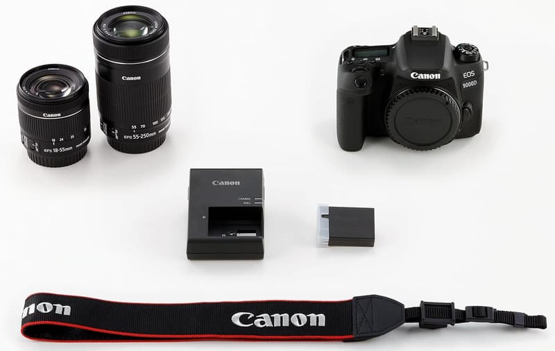 Canon EOS 9000D ダブルズームキット デジタル一眼レフカメラ EF-S18-55mm/EF-S55-250mm