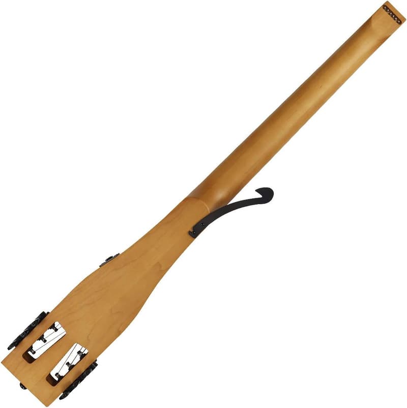 ポータブルエレキギター（右利き用） - 82cm ブラウン フルスケール ギグバッグ付き