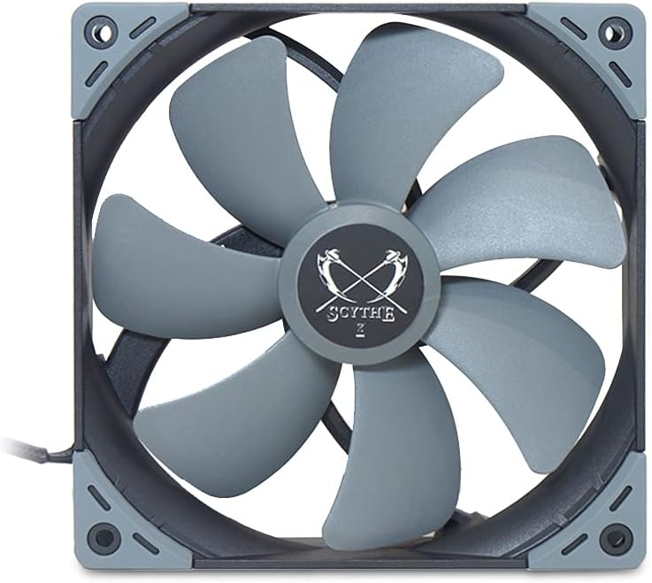 高密度密閉型FDB採用 防振ラバー搭載 KAZE FLEX 140 SQUARE PWMファン 1200rpm