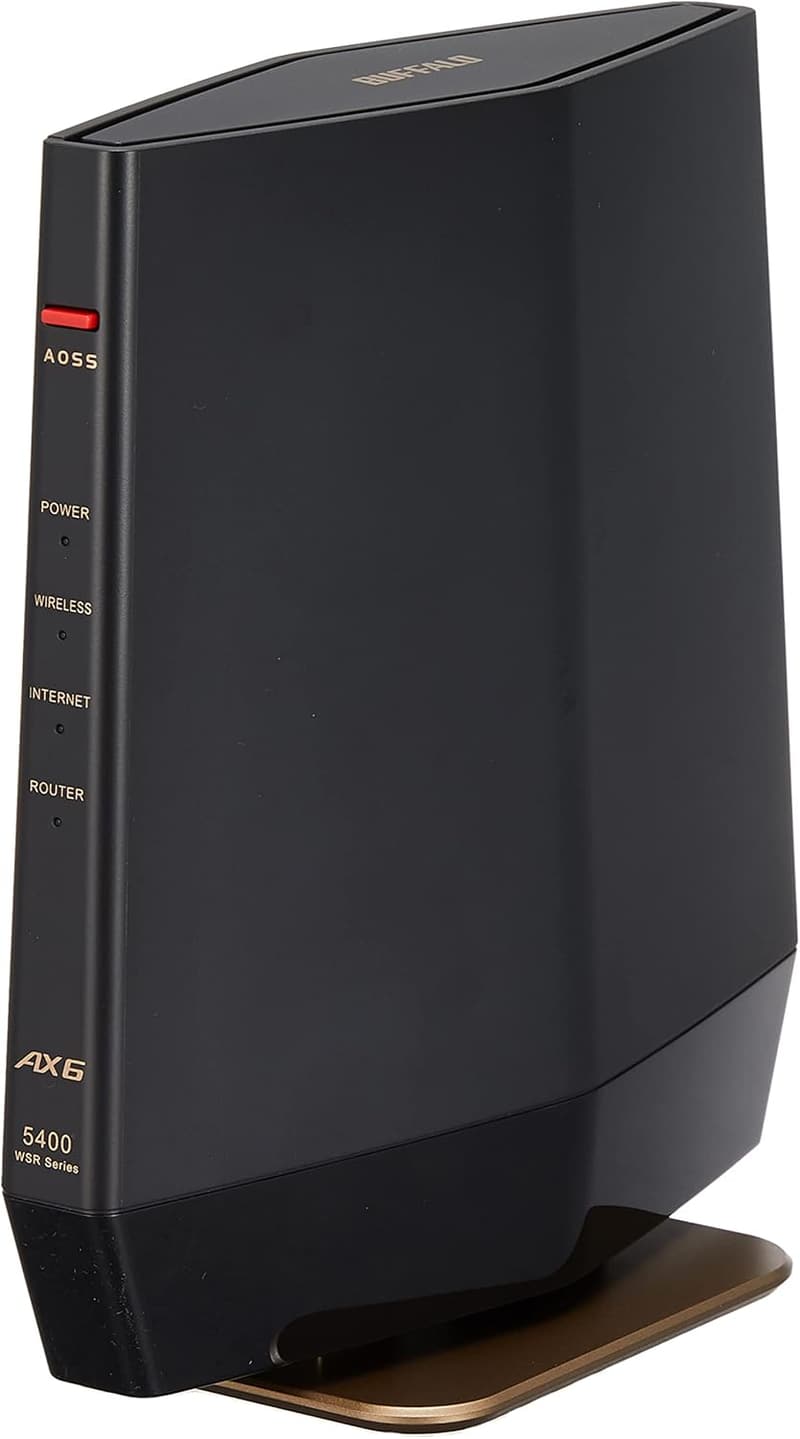 Wi-Fi 6対応 バッファロー ルーター AX5400 無線LAN Easy Mesh 日本製【iPhone/Nintendo Switch/PS5動作確認済】