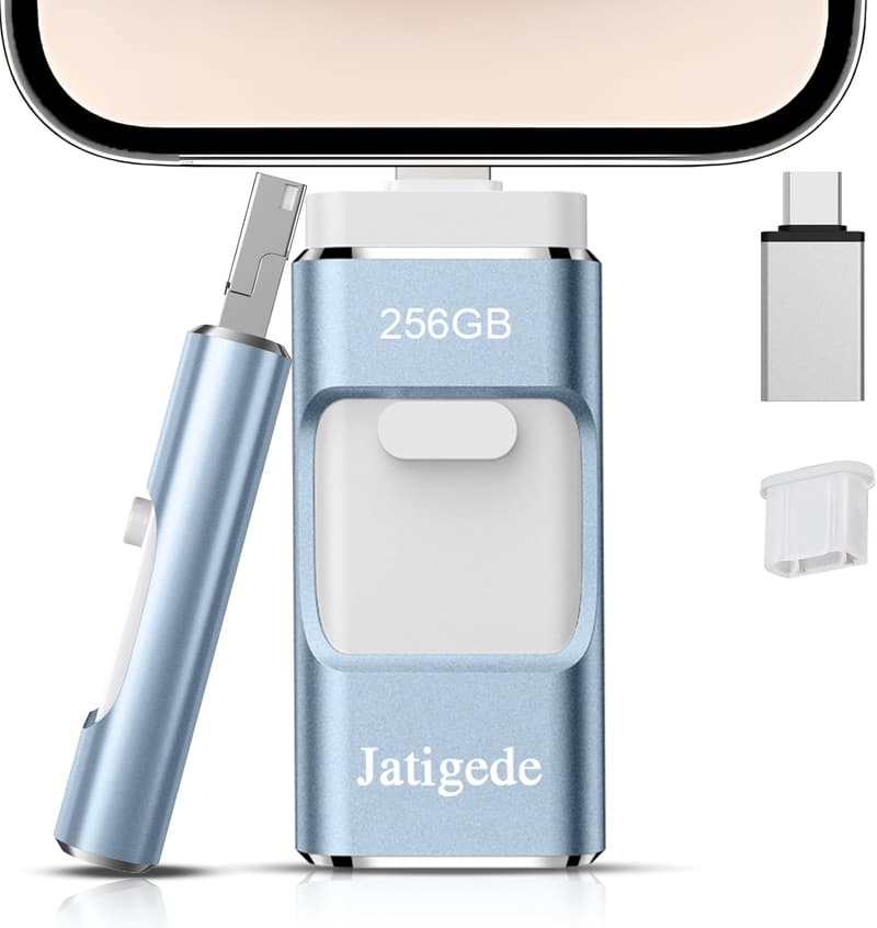 256GB USBメモリ【アプリ不要】｜写真保存・直接移行可能な4in1フラッシュドライブ