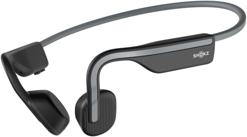 Bluetooth 5.1 骨伝導ワイヤレスイヤホン SHOKZ OpenMove グレー 公式ストア正規品 6時間使用可能 2年保証