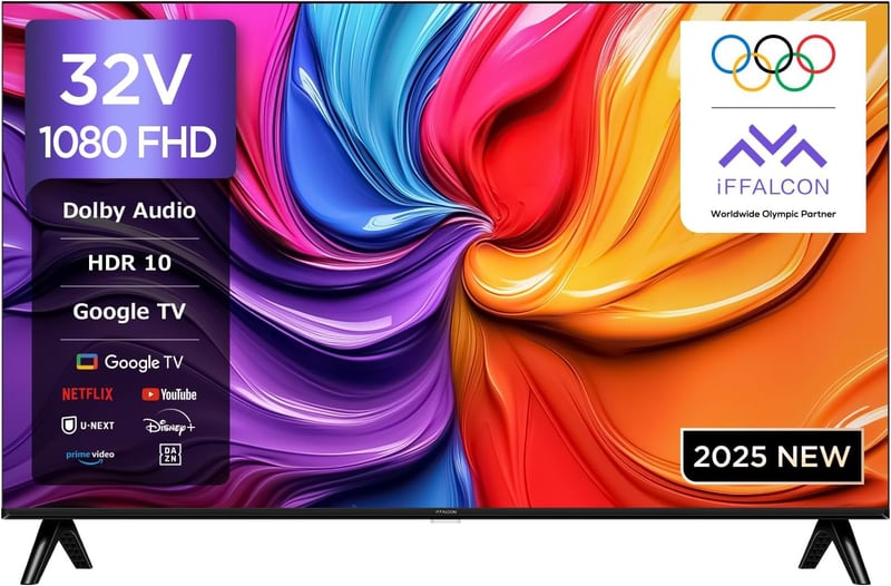32V型 Google TV フルハイビジョン液晶テレビ 32S55T - Dolby Audio, HDR10, 音声検索対応