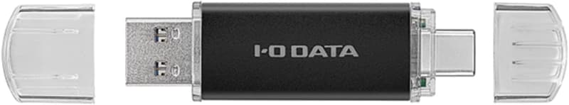 USBメモリー 128GB Type-A&Type-C USB 3.2 Gen 1対応 スマホ・PC用 ブラック
