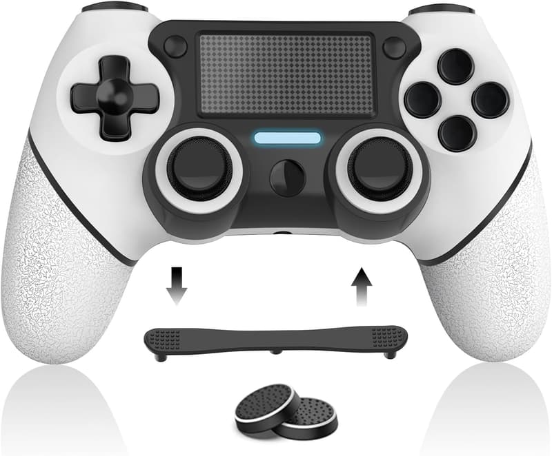 PS4用純正Bluetoothワイヤレスコントローラー【2025年日本限定】600mAh大容量バッテリー・イヤホンジャック付き・モーションセンサー・振動機能・連射TURBO設定対応