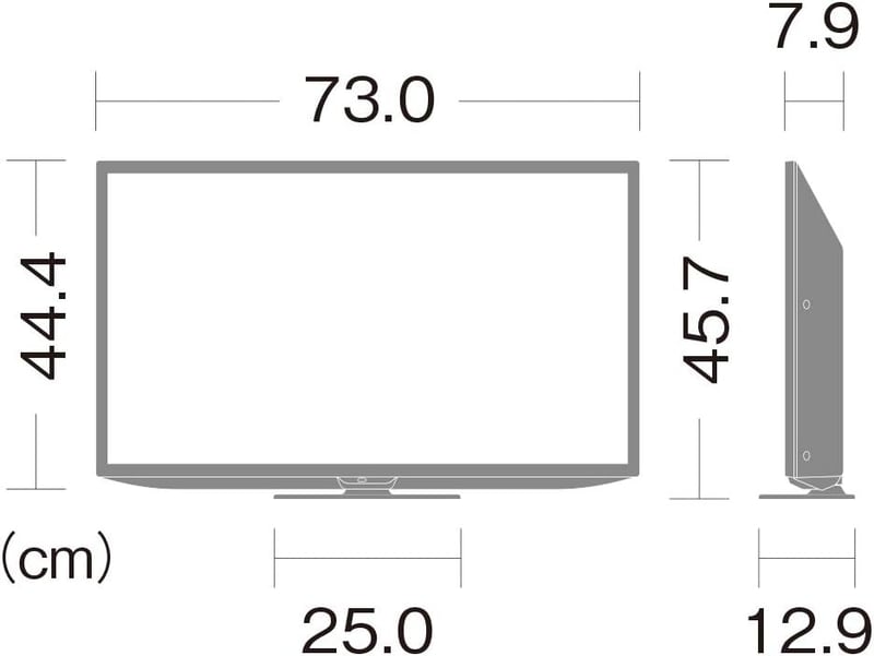 ハイビジョン対応 32V型液晶テレビ AQUOS 2021年モデル ブラック