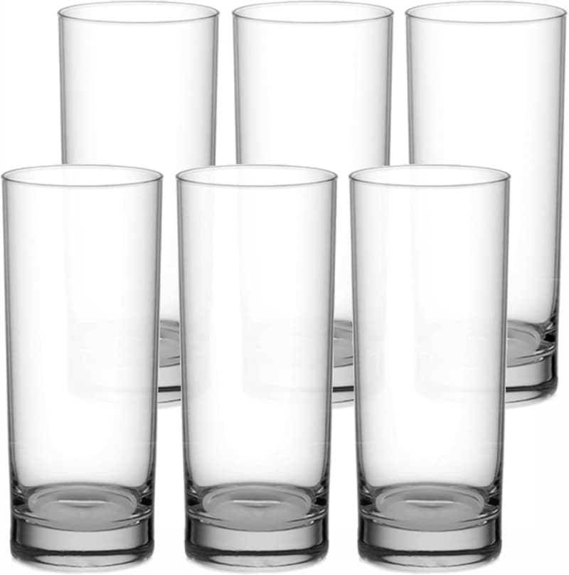 ホリコシ ガラス コリンズグラス 355ml 6個セット
