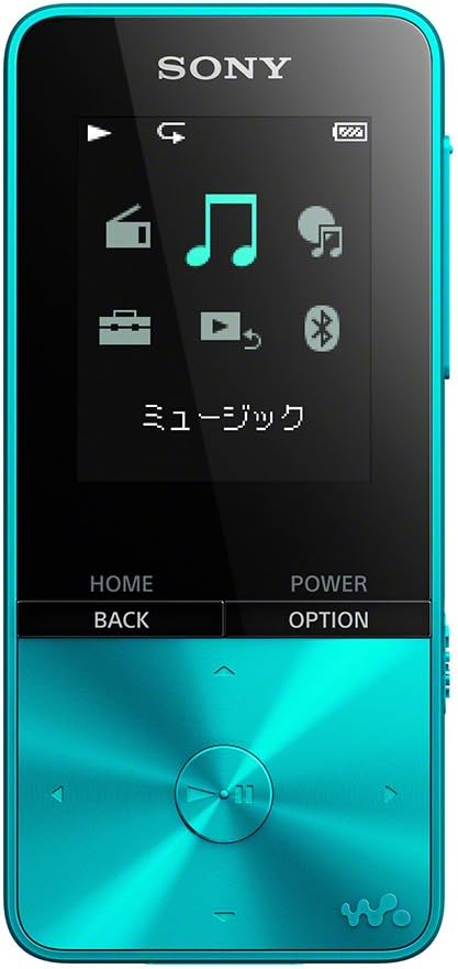ソニー ウォークマン Sシリーズ 16GB Bluetooth MP3プレーヤー ブルー 2017年モデル