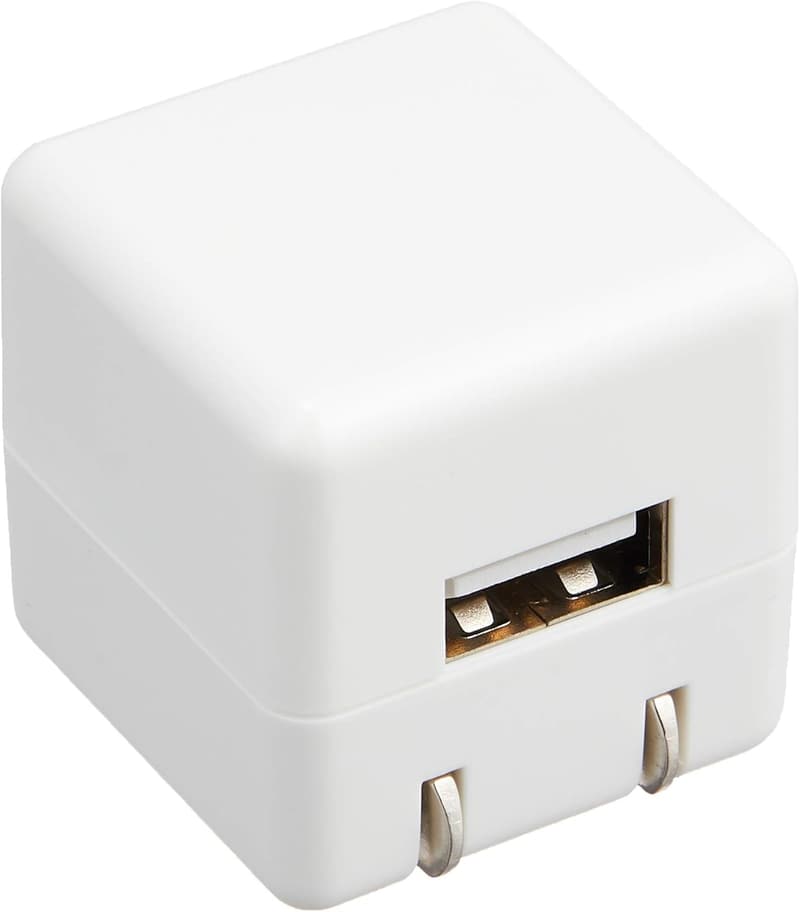 エレコム 1A AC充電器 USBポート対応 ホワイト