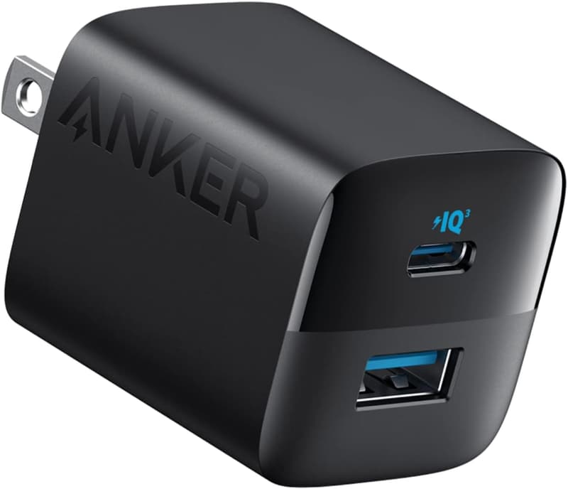 Anker 323 33W USB PD充電器（USB-C/USB-A）折りたたみ式プラグ【PSE適合】ブラック