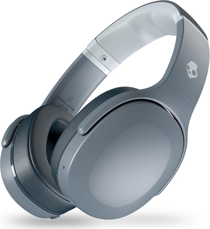 Crusher Evo ワイヤレスヘッドホン - サブウーファー搭載・Bluetooth 5.0・最長40時間再生・マイク付 (CHILL GREY)