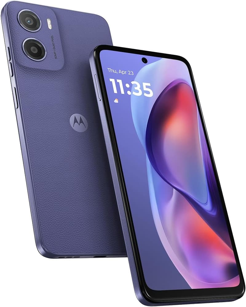 フレッシュラベンダーの moto g05 スマートフォン