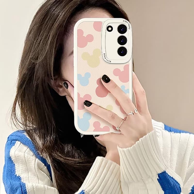 ディズニー ミッキーマウス Galaxy S22 TPUケース 衝撃吸収 ワイヤレス充電対応