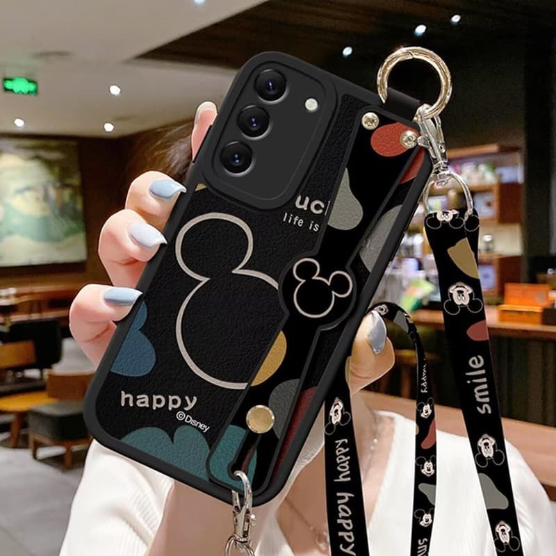 ディズニー ミッキーマウス Galaxy S22 スマホケース TPU バンパー 衝撃吸収・指紋防止・黄変防止