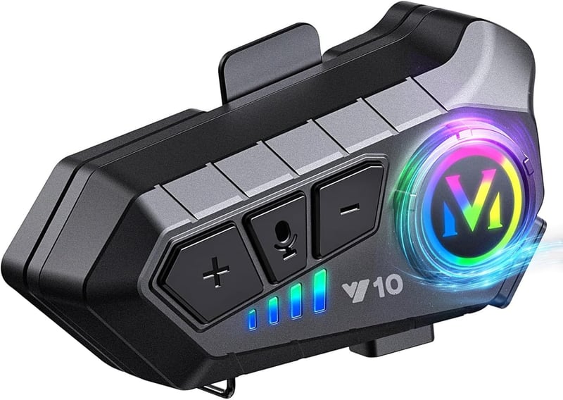 バイク用インカム 2024年最新モデル HIFI音響 IPX67防水 32時間使用可能 日本語音声案内