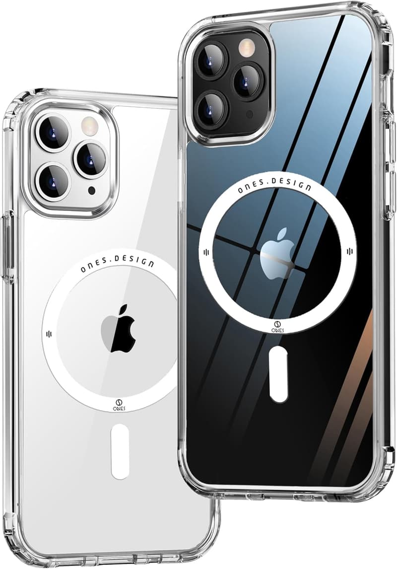 iPhone11 Pro用 MIL規格対応超耐衝撃ハードケース マグセーフ・Qi充電対応 クリスタルクリア