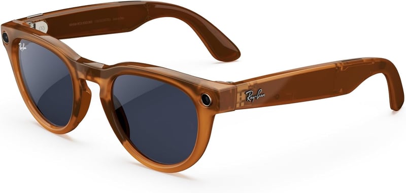 メタスマートグラス「Ray-Banウェイファーラー」シャイニーキャラメル/クリアトランジション