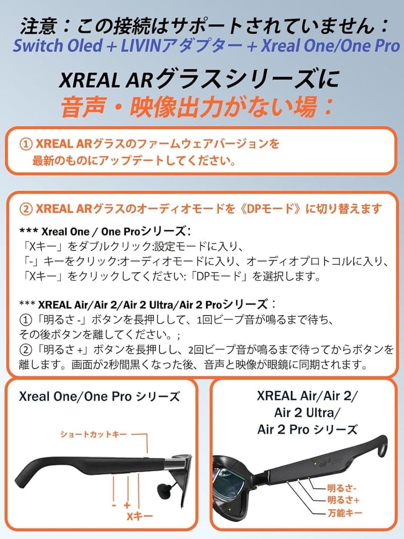 XREAL One/Air 2 Pro 対応 4K@60Hz HDMI to Type-C アダプタ【充電機能付き】