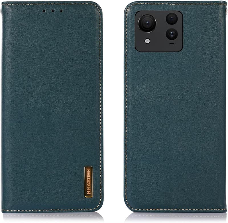 Zenfone 11 Ultra 手帳型本革ケース 高級ナッパレザー ブラック