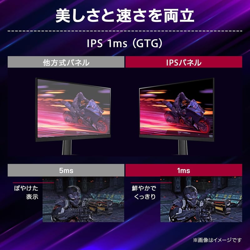 LG ゲーミングモニター UltraGear 24GS60F-B 23.8インチ フルHD 180Hz IPS 1ms FreeSync G-Sync対応