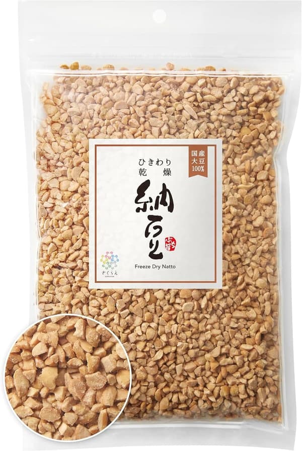 国産大豆100％・無添加フリーズドライ乾燥納豆 200g(2袋)