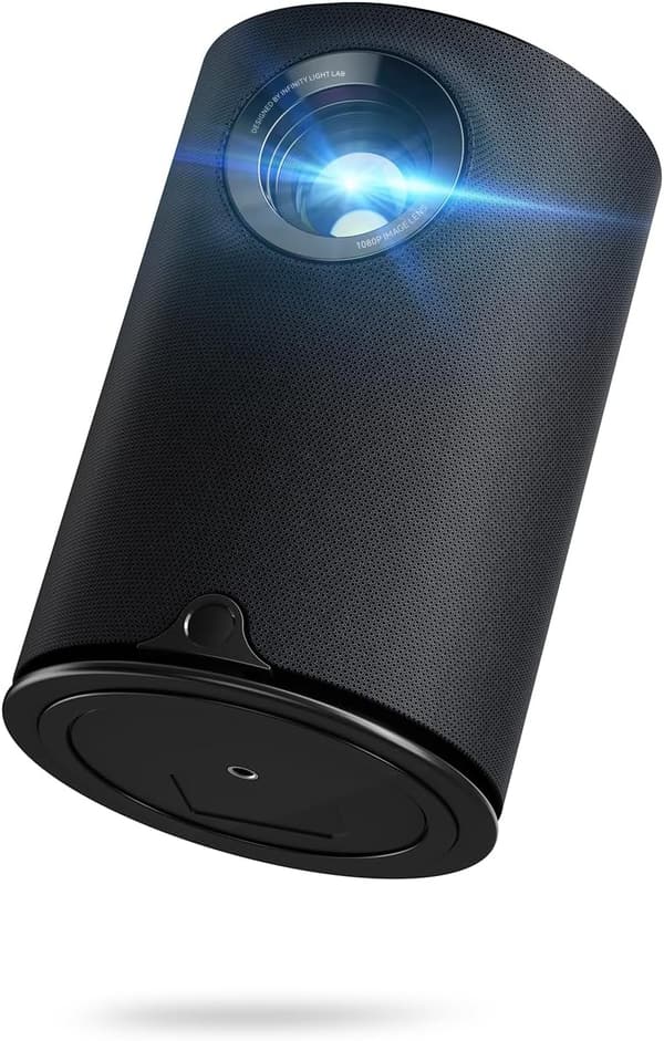 家庭用小型プロジェクター NX1PRO ブラック 自動台形補正 1080P 500ANSI Bluetooth 5GWiFi