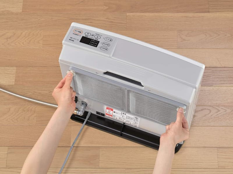 都市ガス用リンナイガスファンヒーター SRC-365E ホワイト（木造11畳・コンクリ15畳対応）