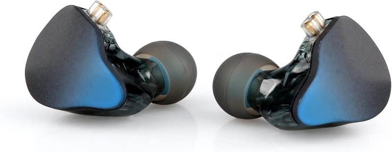 LINSOUL Kiwi Ears Dolce 1DDダイナミック型 HiFiイヤフォン（ブルー）重低音・ノイズキャンセリング・カナル型