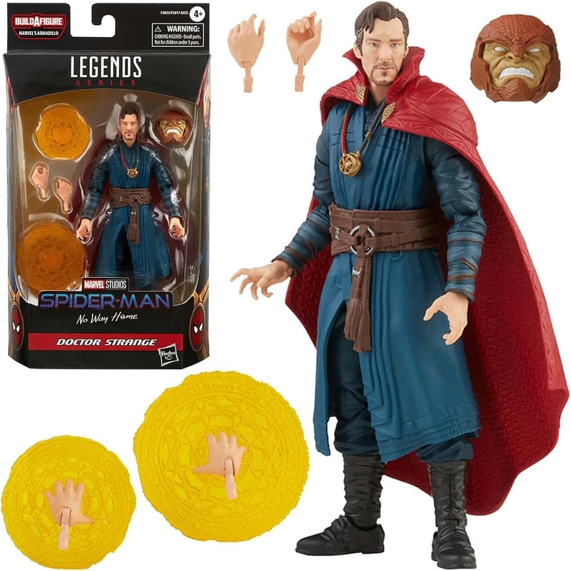スパイダーマン:ノー・ウェイ・ホーム ドクター・ストレンジ 6インチ アクションフィギュア ビルド・ア・フィギュア・パーツ付き