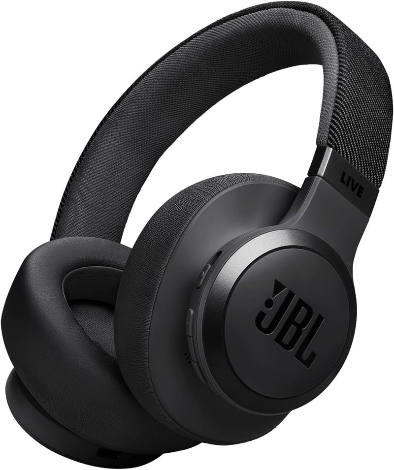 JBL LIVE 770 NC Bluetoothオーバーイヤーヘッドホン ブラック