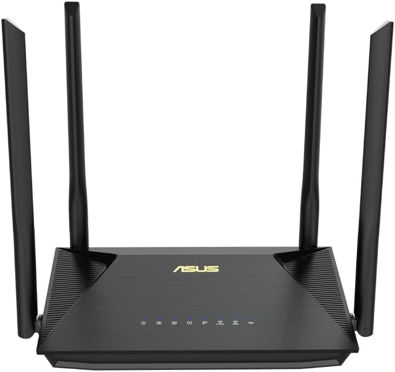 WiFi6対応デュアルバンドルーター ASUS RT-AX1800U メッシュ・セキュリティ機能付き 32台接続可能