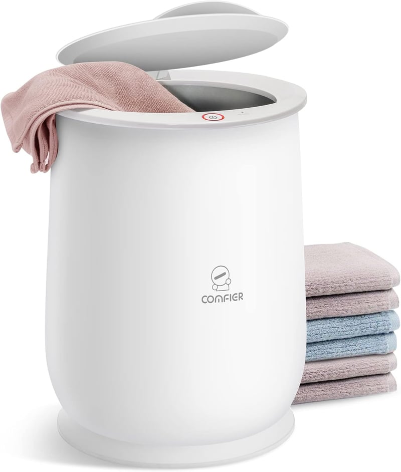 お父さん・お母さんへのギフト COMFIER ホットタオルウォーマー 特大サイズ 10分でホットタオル 自動シャットオフ
