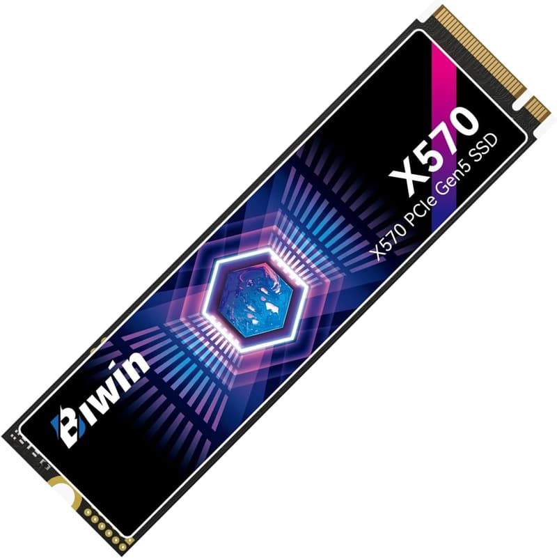 Biwin X570 1TB M.2 NVMe Gen5.0 SSD 最大14500MB/s 片面実装 高耐久 5年保証