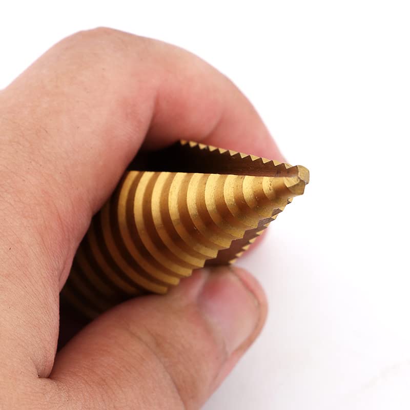 チタンコーティング六角軸ステップドリル HSS鋼 4-32mm