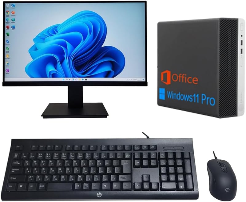 富士通 Core i5デスクトップPC（Windows 11 Pro/Office 2021/16GBメモリ/512GB SSD）ビジネス向けスリムモデル