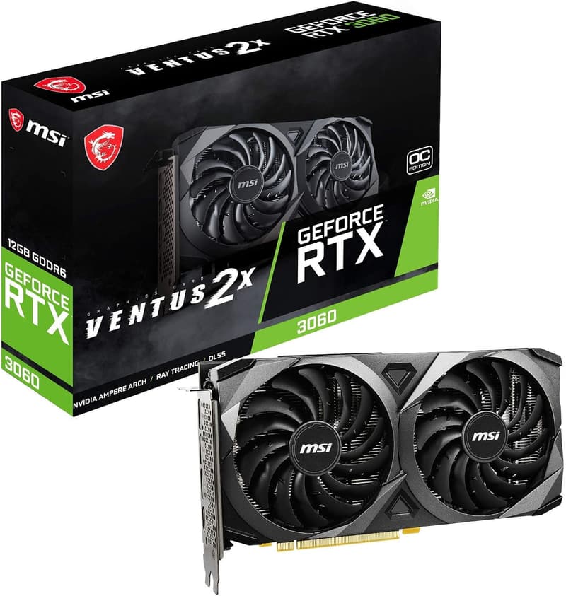 MSI GeForce RTX 3060 VENTUS 2X 12G OC グラフィックスボード