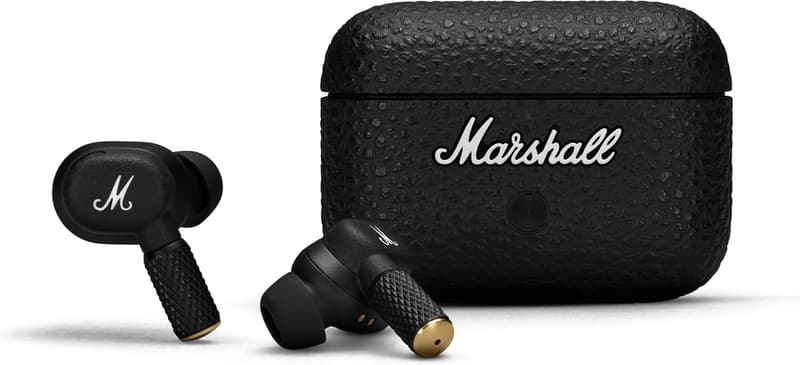 ノイズキャンセリング完全ワイヤレスイヤホン Marshall Motif Ⅱ A.N.C. ブラック 連続再生30時間